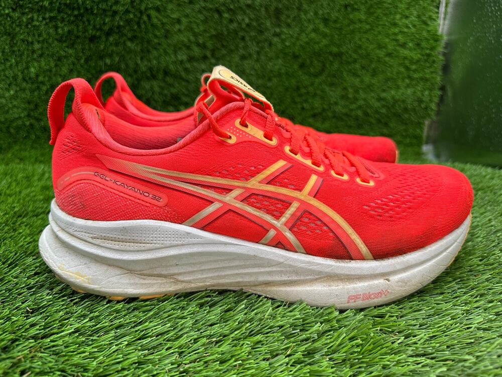 Asics Gel-Kayano 32 1011C052 Athletic Sneaker Men's 9 Red Mesh Running Training